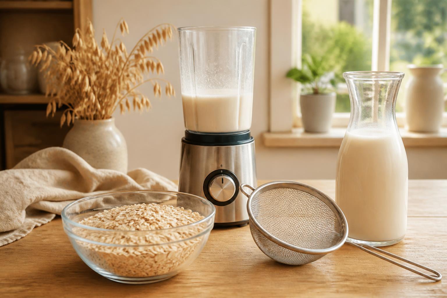 découvrez comment préparer facilement votre lait d'avoine maison grâce à une recette simple et naturelle, idéale pour une alternative saine et gourmande.