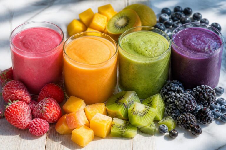 découvrez nos recettes simples de smoothies aux fruits surgelés, pour des textures parfaites et des bienfaits santé délicieux à chaque gorgée.
