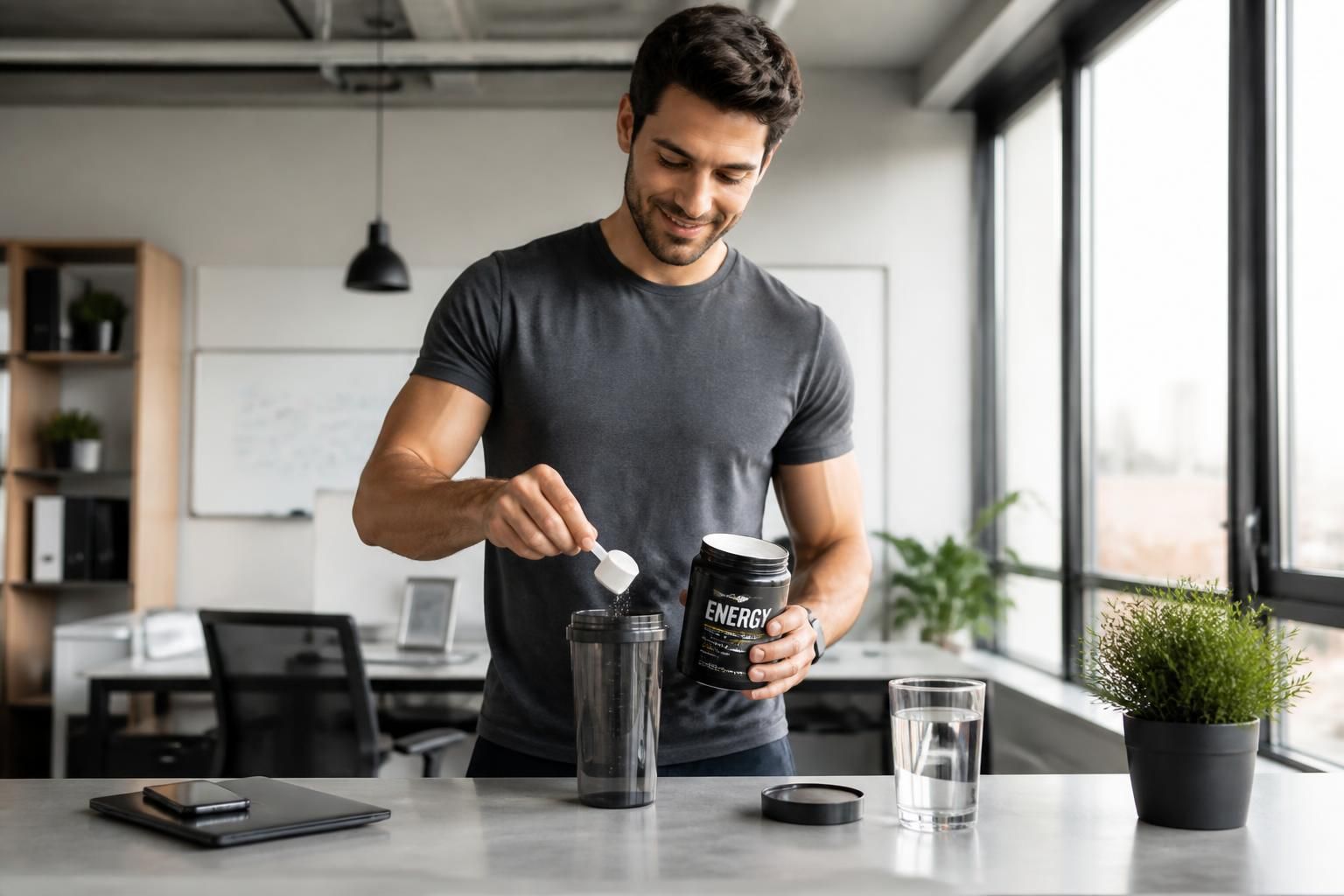 découvrez comment les poudres énergisantes peuvent booster votre efficacité professionnelle en maintenant une concentration optimale tout au long de la journée.