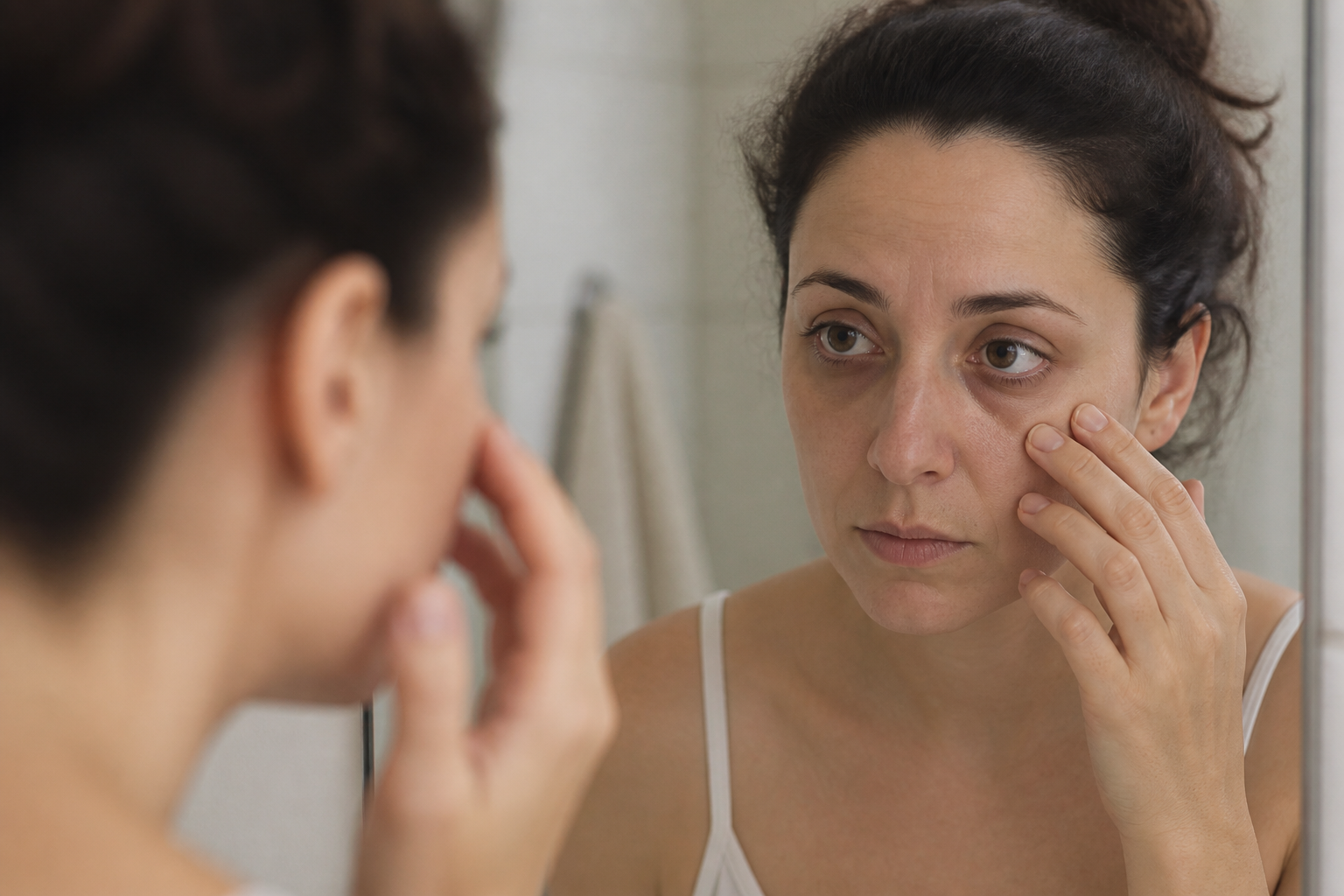 Cernes sous les yeux : causes possibles et gestes utiles