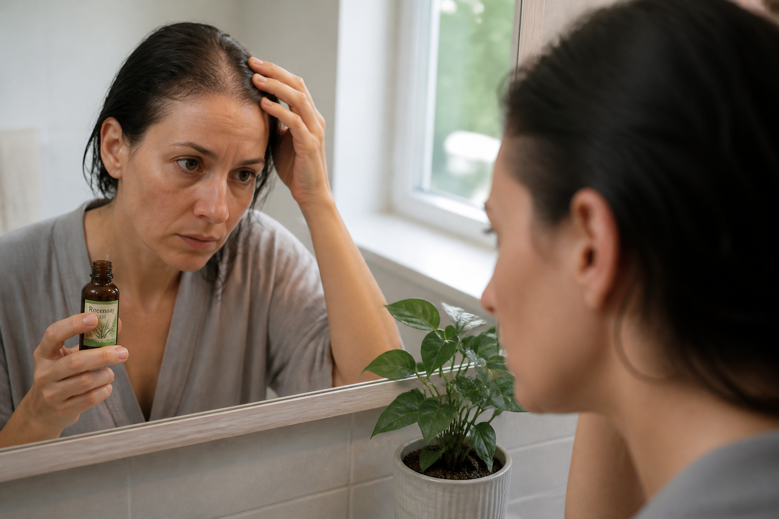 Chute de cheveux chez la femme : traitements naturels et limites