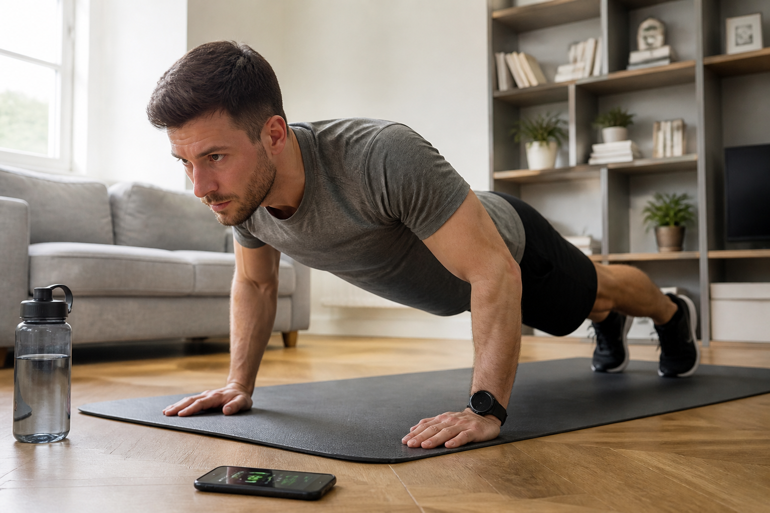 Combien de pompes par jour pour progresser sans se blesser ?